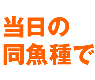 当日の同魚種で